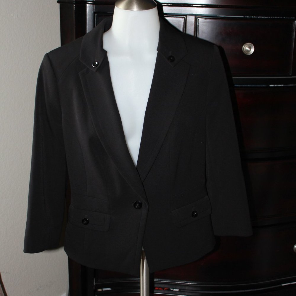White House Black Market Black Tailored Women's Blazer